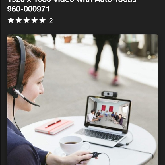 C930e Logitech Black Webcam with Auto-focus - Picture 5 of 5